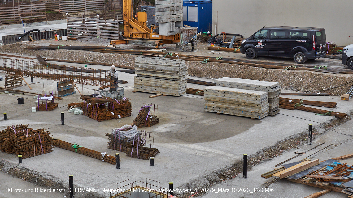 10.03.2023 - Baustelle Zum Haus für Kinder in Neuperlach
